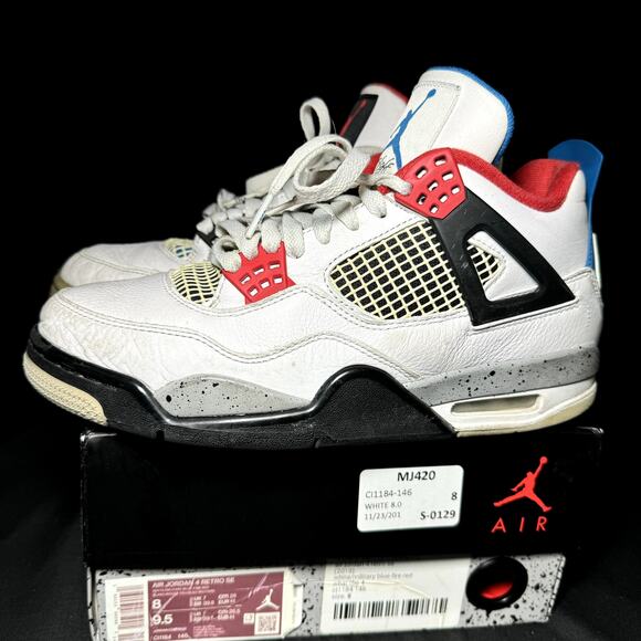 Size 8 - Nike Air Jordan 4 Retro SE What The 4 2019 Men's Shoes - Picture 8 of 8